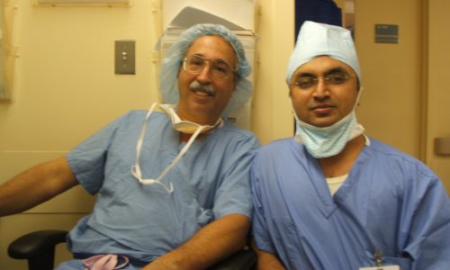 with Dr.Robert Meslin during Shoulder Arthroscopy at Hospital for Joiont Disease , New York.