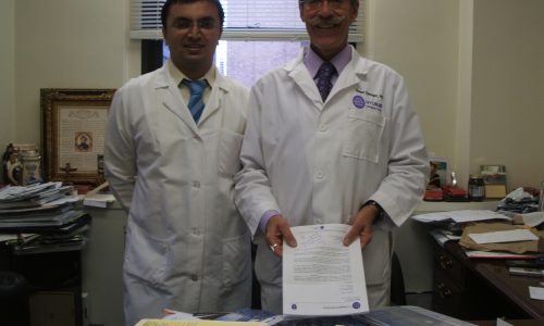 with Prof.Stuart Springer at his Knee Clinic @ New York, 2009.