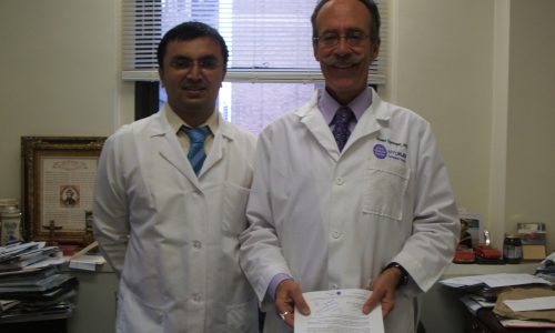 with Prof.Stuart Springer at his Knee Clinic @ New York, 2009.